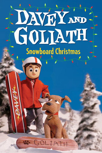 Davey and Goliath's Snowboard Christmas movie poster