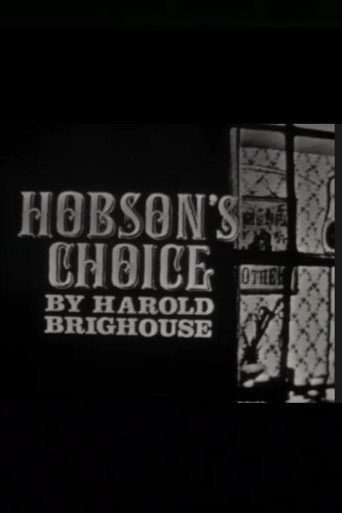 Hobson's Choice movie poster