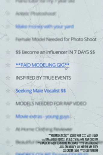 **PAID MODELING GIG** movie poster