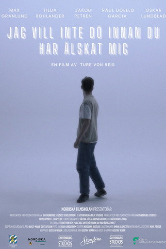 Jag vill inte dö innan du har älskat mig movie poster