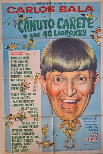 Canuto Cañete y los 40 ladrones movie poster