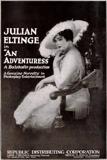 An Adventuress movie poster
