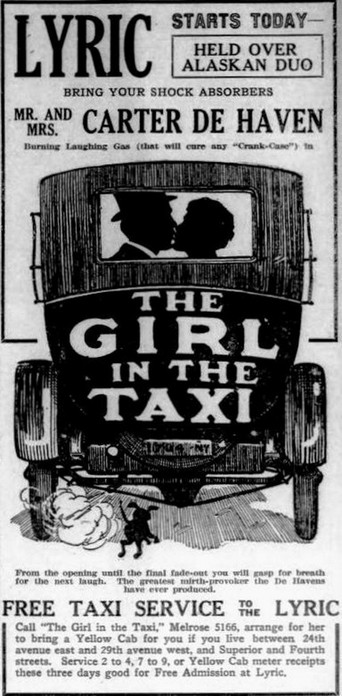 The Girl in the Taxi movie poster