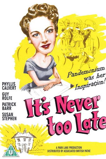 It's Never Too Late movie poster