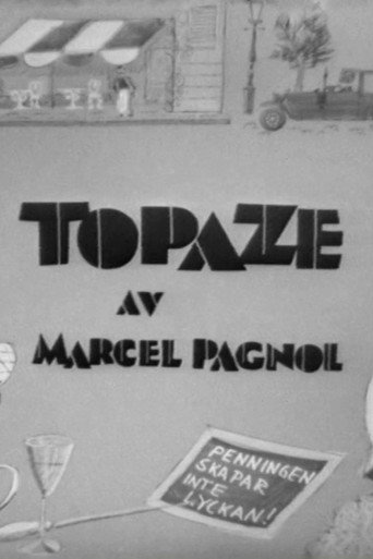 Topaze movie poster