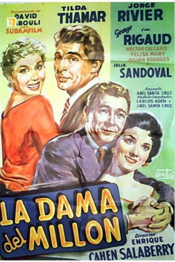 La dama del millón movie poster