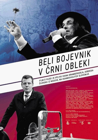 A White Warrior in a Black Suit movie poster