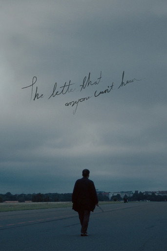 The letter that anyone can't hear movie poster