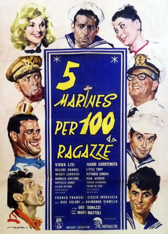 5 marines per 100 ragazze movie poster