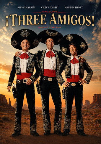 ¡Three Amigos! movie poster