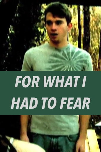 For What I Had to Fear movie poster