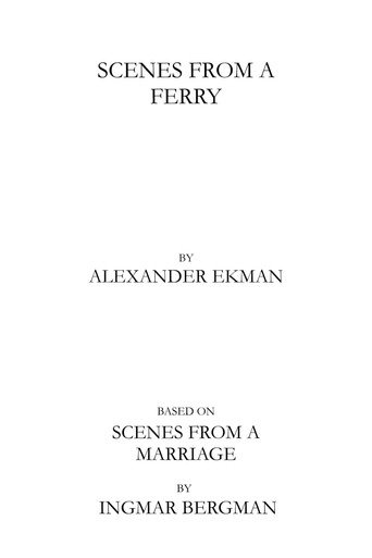 Scenes from a Ferry movie poster
