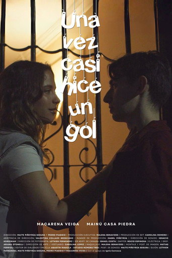 Una vez casi hice un gol movie poster