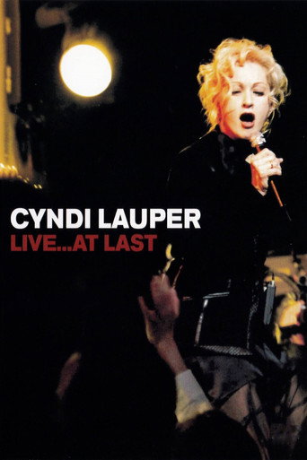 Cyndi Lauper - Live... At Last movie poster