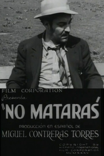 No matarás movie poster