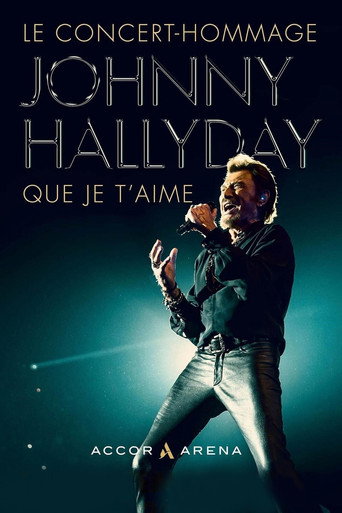 Johnny Hallyday : Que je t'aime movie poster