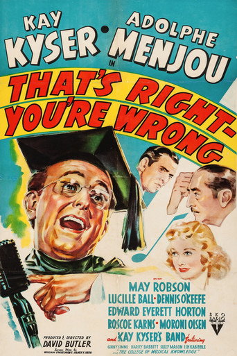 That's Right – You're Wrong movie poster