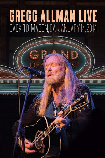 Gregg Allman Live - Back to Macon, GA movie poster