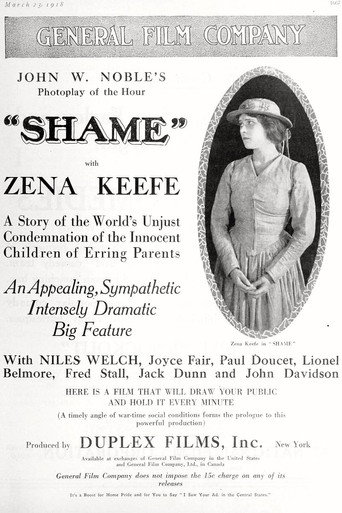 Shame movie poster