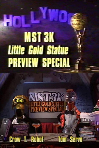 MST3K Little Gold Statue Preview Special movie poster