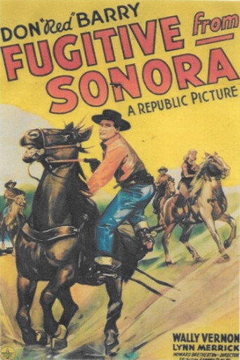 Fugitive from Sonora movie poster
