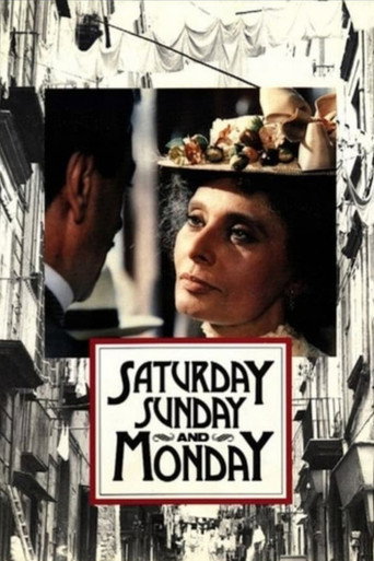 Saturday, Sunday and Monday movie poster