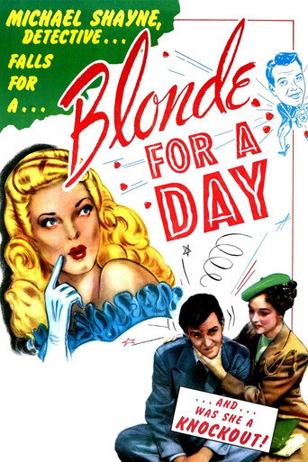 Blonde for a Day movie poster