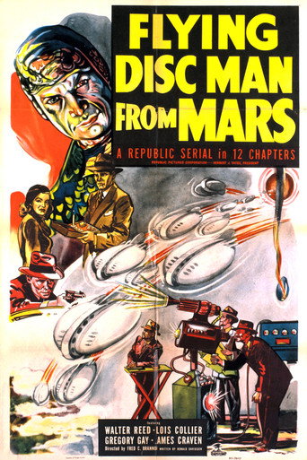Flying Disc Man from Mars movie poster