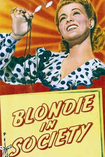 Blondie in Society movie poster
