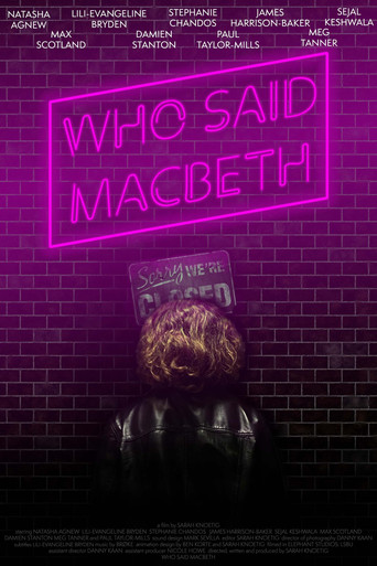 Who Said Macbeth movie poster