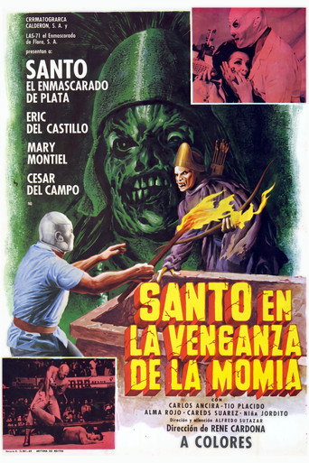 Santo in the Vengeance of the Mummy movie poster