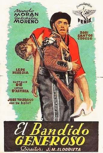 El bandido generoso movie poster