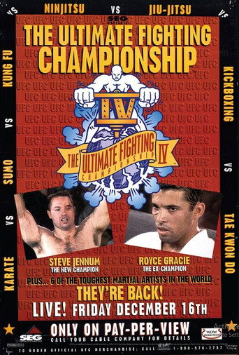 UFC 4: Revenge of the Warriors movie poster
