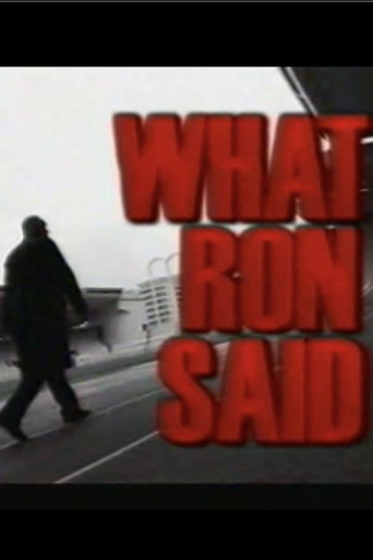 What Ron Said movie poster