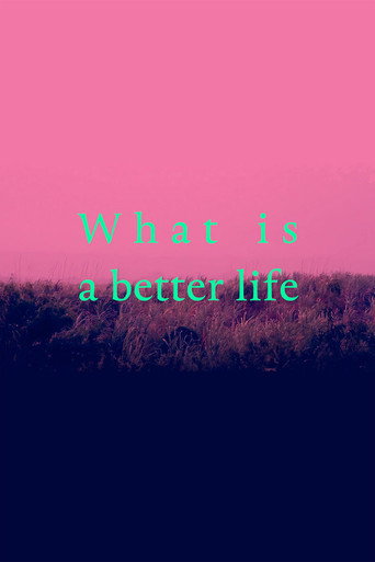 What is a better life (exorcised in the middle) movie poster