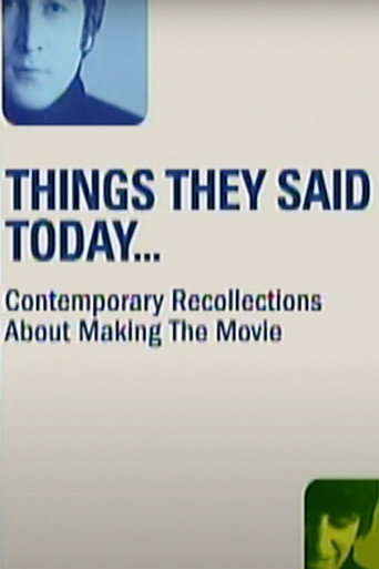 Things They Said Today movie poster