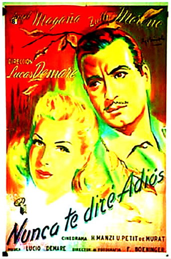 Nunca te diré adiós movie poster
