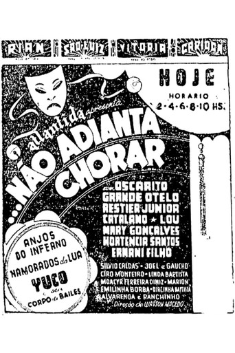 Não Adianta Chorar movie poster