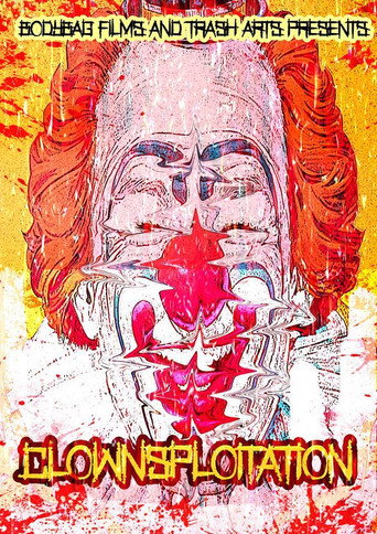 Clownsploitation movie poster