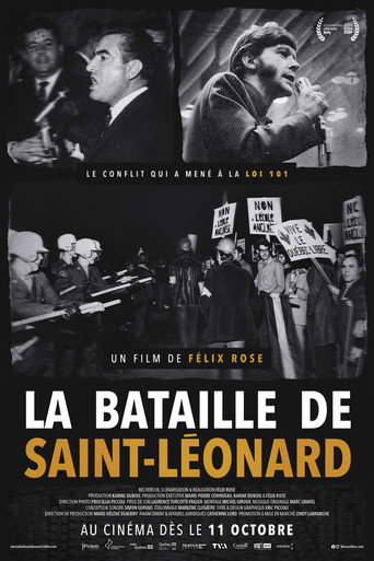 La bataille de Saint-Léonard movie poster