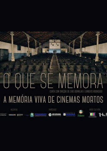 O que se memora movie poster