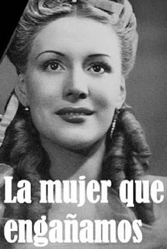 La mujer que engañamos movie poster