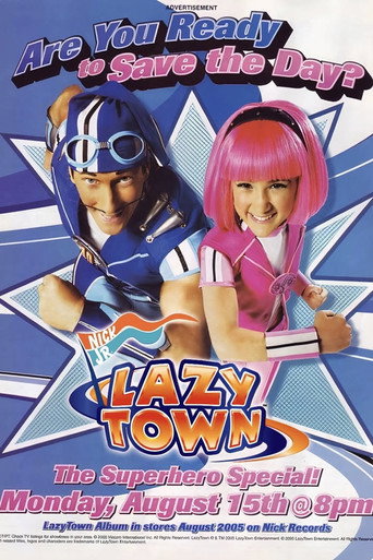 LazyTown’s New Superhero movie poster