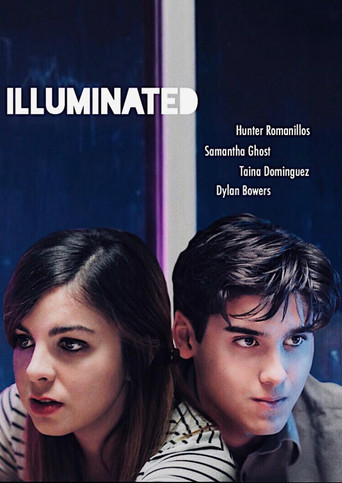 Illuminated movie poster