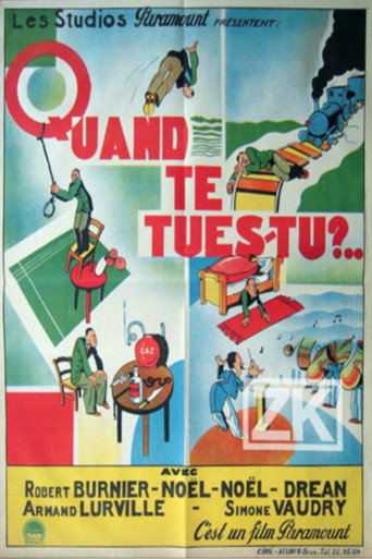 Quand te tues-tu? movie poster