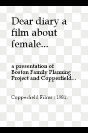 Dear Diary: A Film About Female Puberty movie poster