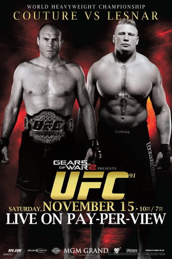 UFC 91: Couture vs. Lesnar movie poster