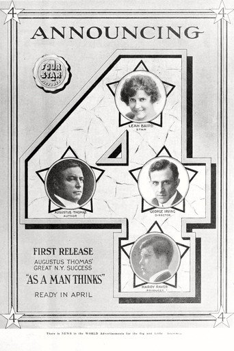 As a Man Thinks movie poster