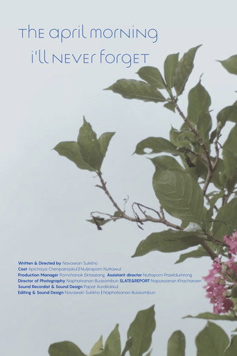 THE APRIL MORNING I'LL NEVER FORGET movie poster