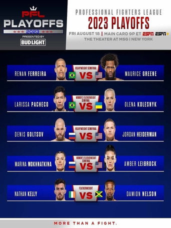PFL 2023 #8: Playoffs - Ferreira vs. Greene movie poster
